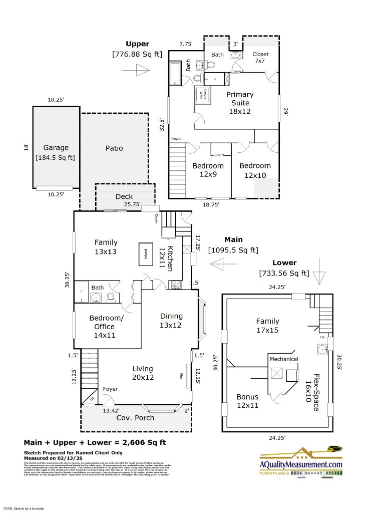 Floor Plan - Wonacott - 4523 NE Alameda St (Image only)