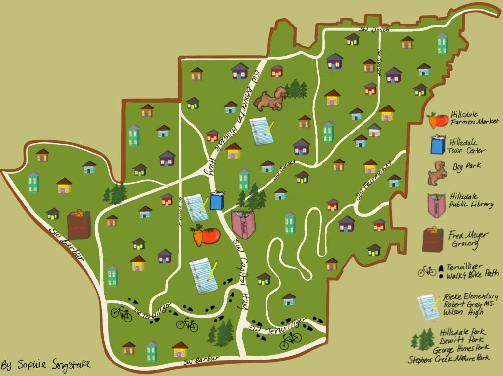 Neighborhood Postcardds - Hillsdale - Artwork CROPPED