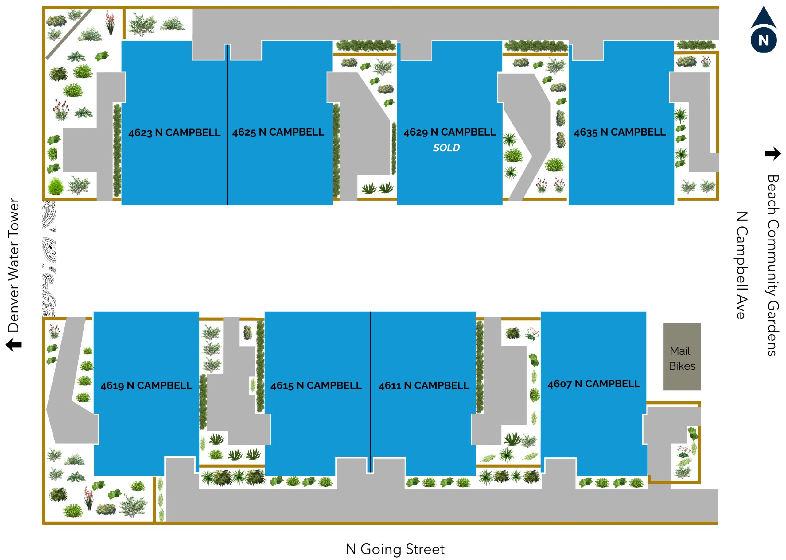 Campbell Garden - HOA Map