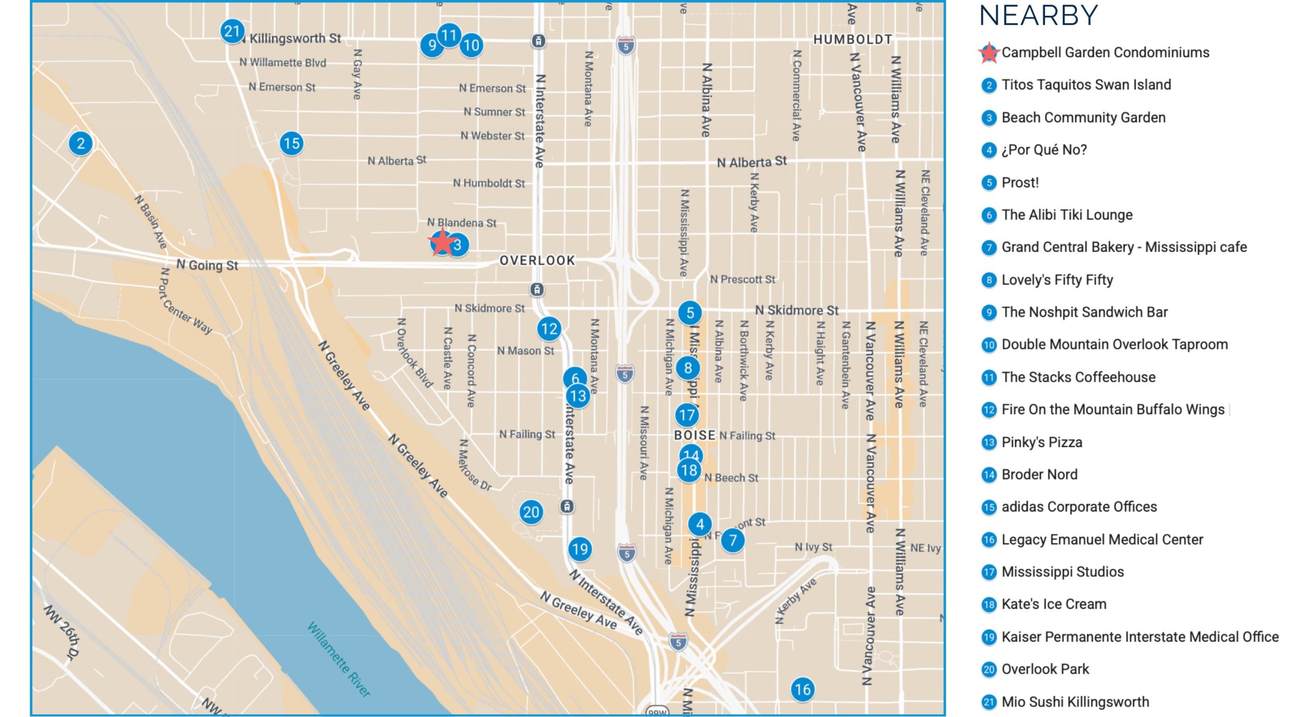 Neighborhood Map for Website