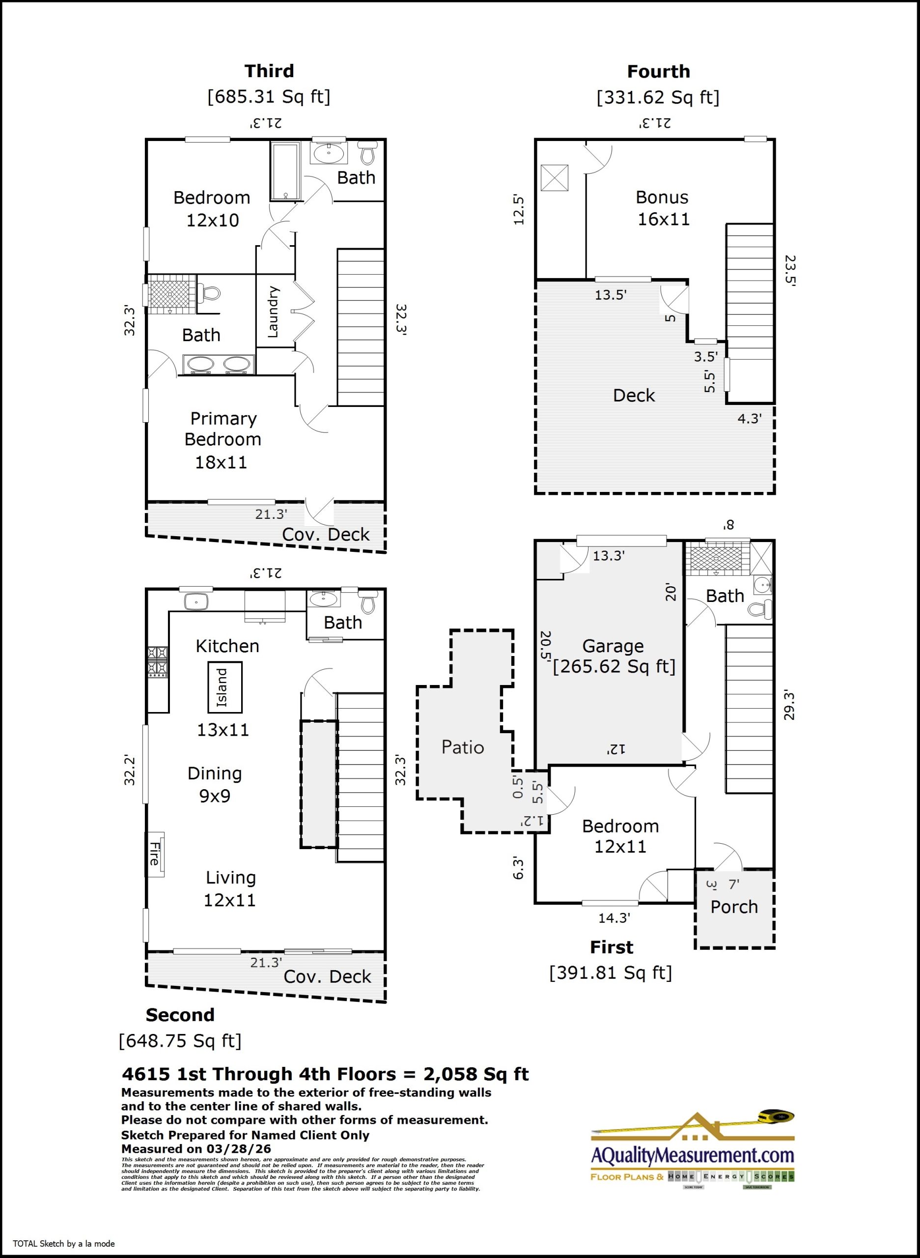 Floor Plan - 4615 - Campbell Garden