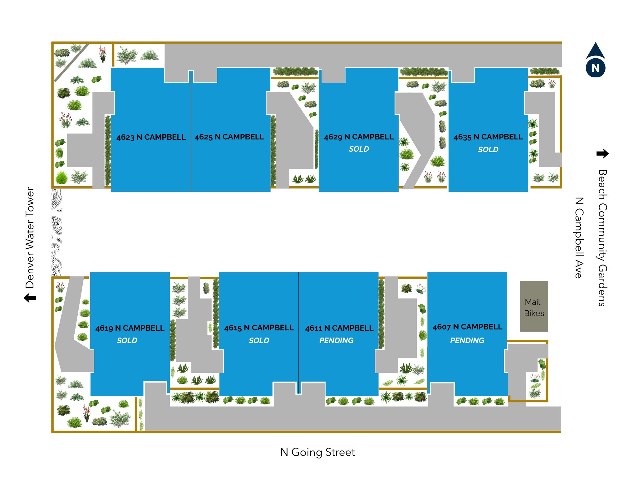 Campbell Garden - HOA Map