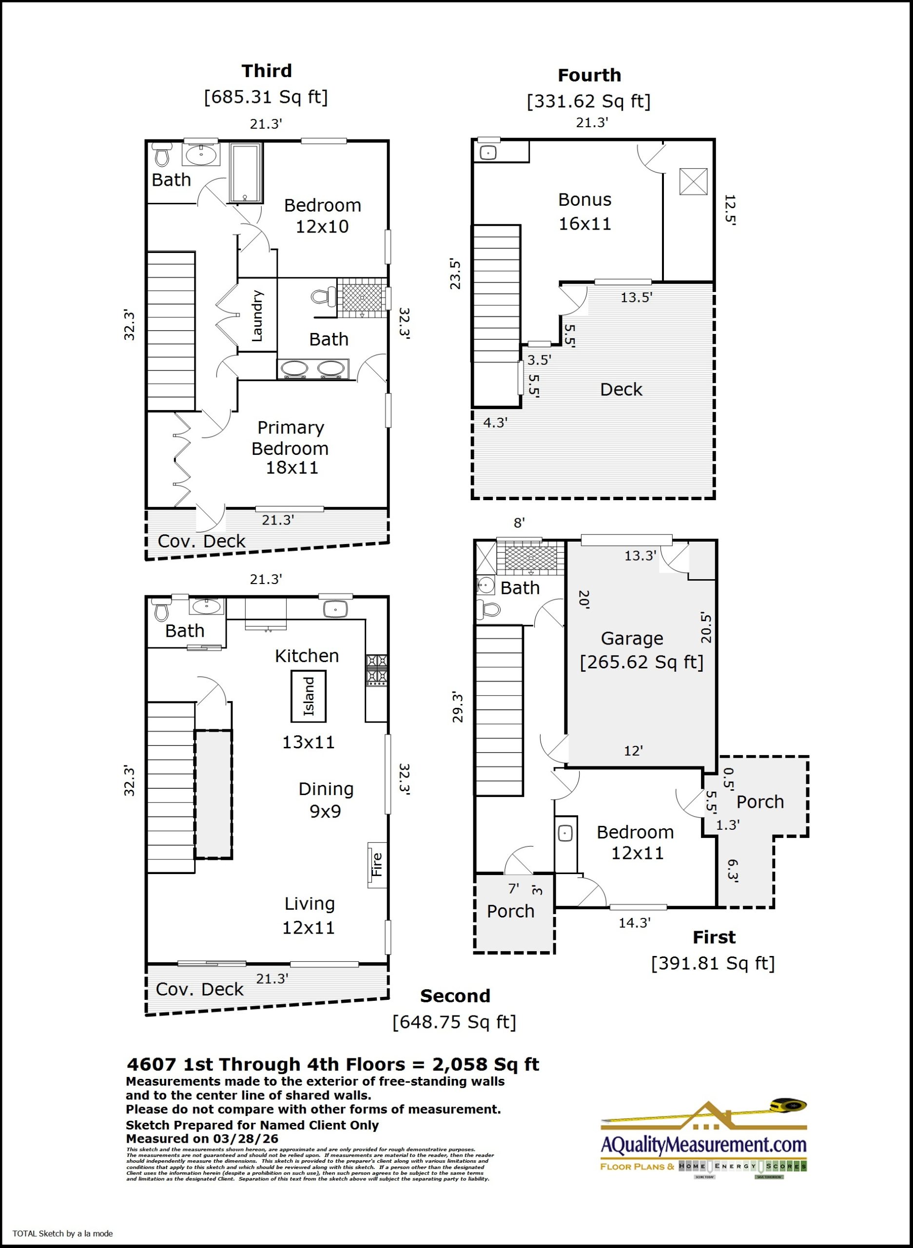 Floor Plan - 4607 - Campbell Garden