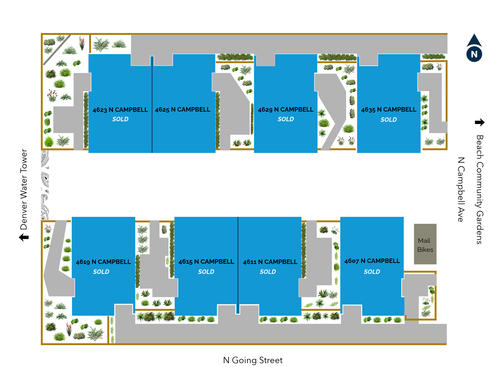 Campbell Garden - HOA Map